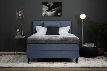 Lucky Kontinentalsäng 120x200 cm - Mörkblå - Products - Möbler - Säng - Enkelsäng
