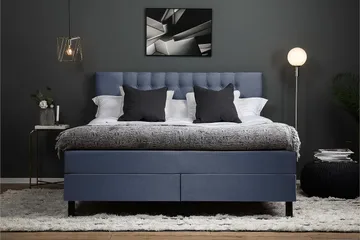 Lucky Kontinentalsäng 180x200Skum - Mörkblå - Products - Möbler - Säng - Kontinentalsäng