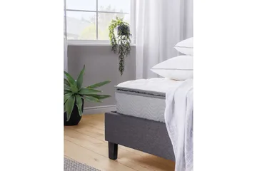 Brathay Resårmadrass Fast 90x200 cm - Vit - Products - Möbler - Säng - Madrass - Resårmadrass & resårbotten