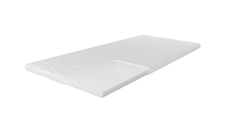 HVILA Polyeterskum Bäddmadrass 90x200 cm – 7 cm Mjuk/Medium med Tvättbar Klädsel - Products - Möbler - Säng - Madrass - Bäddmadrass