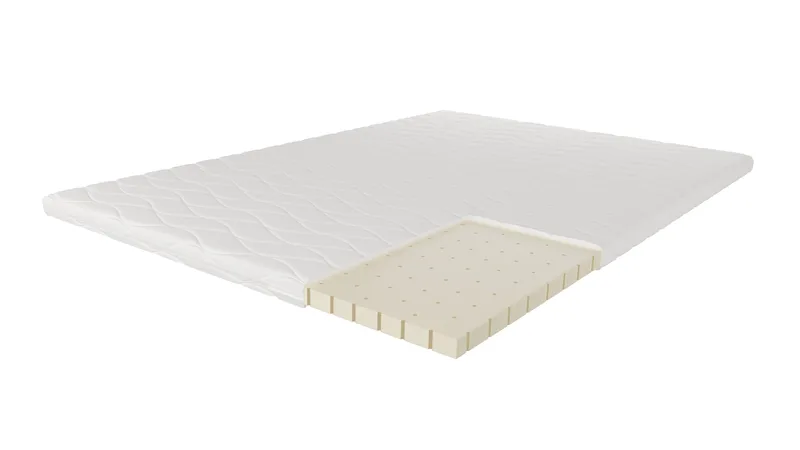 HVILA Punktelastisk Latex Bäddmadrass 140x200 cm – 7 cm Medium/Fast med Tvättbar Klädsel - Products - Möbler - Säng - Madrass - Bäddmadrass