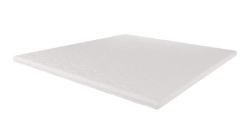 HVILA Polyeterskum Bäddmadrass 160x200 cm – 7 cm Mjuk/Medium med Tvättbar Klädsel