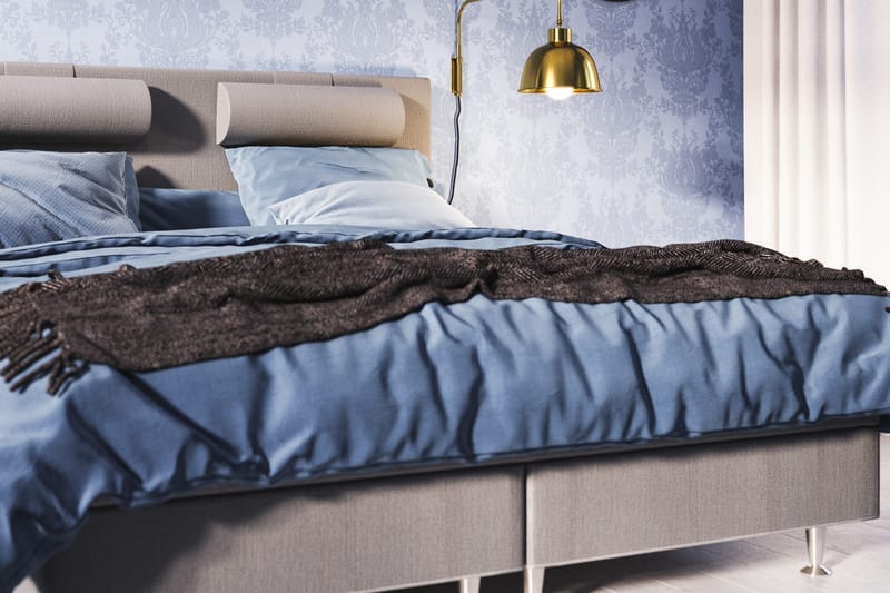Meja Sängpaket 180x200 - Ljusgrå - Products - Möbler - Säng - Kontinentalsäng