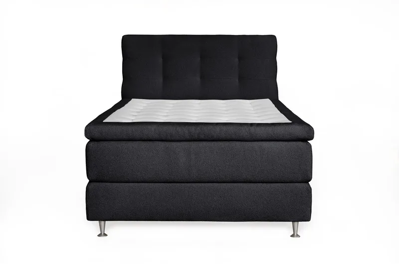 Oslo Lyx Sängpaket 120 knappar loop 20, Svart