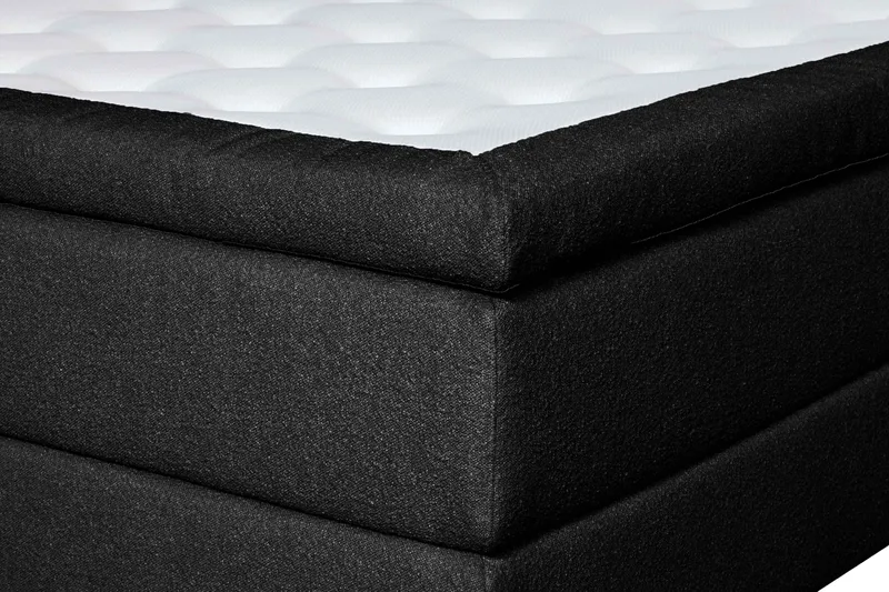 Oslo Lyx Sängpaket 140 curved loop 20 - Svart - Products - Möbler - Säng - Kontinentalsäng