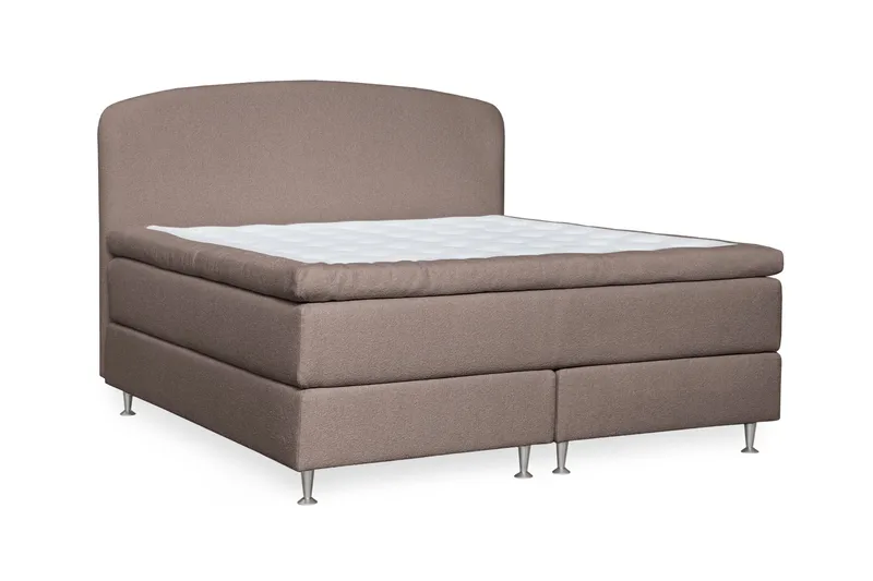 Oslo Lyx Sängpaket 160 curved loop 8 - Ljusbrun - Products - Möbler - Säng - Kontinentalsäng