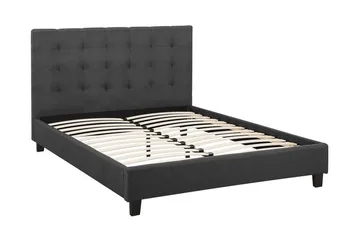 Rochelle Sängram 140x200  Svart - Svart - Products - Möbler - Säng - Sängram & sängstomme