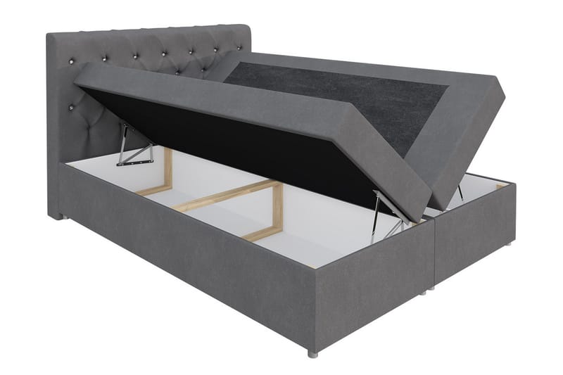 Roma Sängpaket 120x200 cm - Grå - Products - Möbler - Säng - Komplett sängpaket