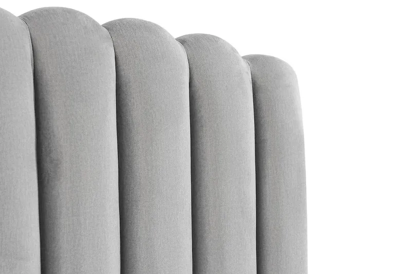 Davia Sänggavel 140 cm - Ljusgrå/Sammet - Products - Möbler - Säng - Sängtillbehör & sänggavel - Sänggavel