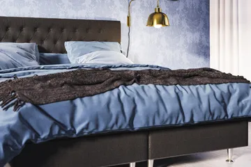Meja Diamant Sänggavel 160x120 - Svart - Products - Möbler - Säng - Sängtillbehör & sänggavel - Sänggavel