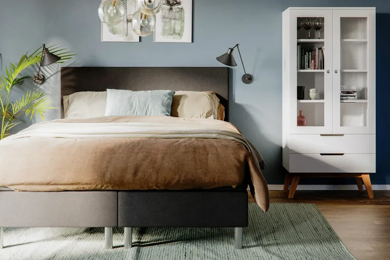 Sleepy Sänggavel 180 cm - Svart - Products - Möbler - Säng - Sängtillbehör & sänggavel - Sänggavel