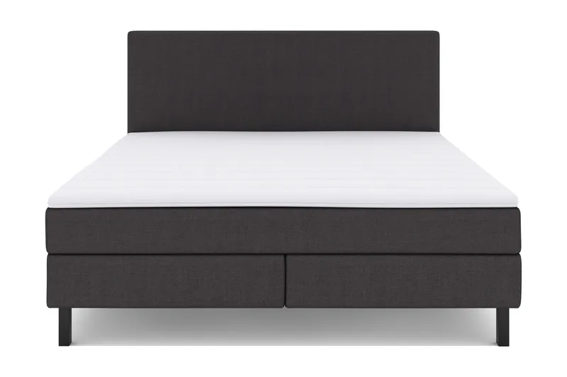 Select No 2 Komplett Sängpaket 180x200, Mörkgrå/Svart
