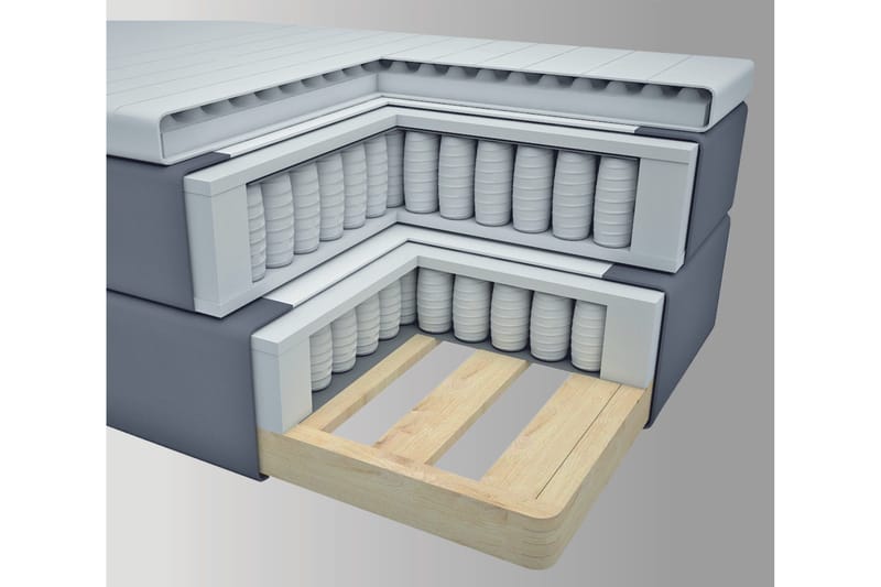 Select No 3 Komplett Sängpaket 120x200 Fast - Beige/Koppar - Products - Möbler - Säng - Enkelsäng