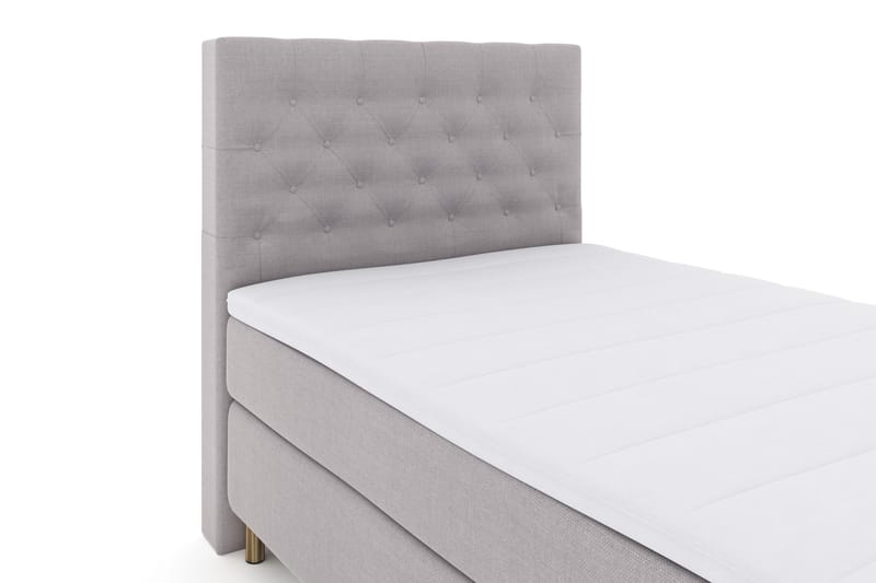 Select No 3 Komplett Sängpaket 120x200 Fast - Ljusgrå/Koppar - Products - Möbler - Säng - Enkelsäng