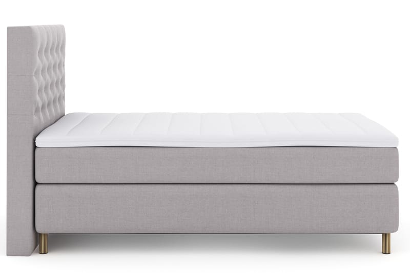 Select No 3 Komplett Sängpaket 120x200 Fast - Ljusgrå/Koppar - Products - Möbler - Säng - Enkelsäng