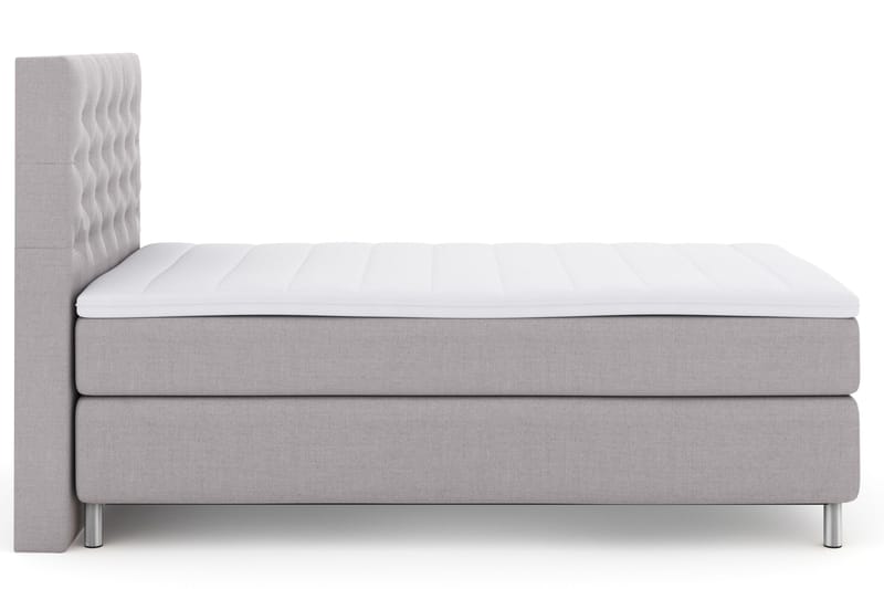 Select No 3 Komplett Sängpaket 120x200 Fast - Ljusgrå/Metall - Products - Möbler - Säng - Enkelsäng