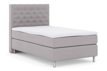 Select No 3 Komplett Sängpaket 120x200 Fast - Ljusgrå/Metall - Products - Möbler - Säng - Enkels äng