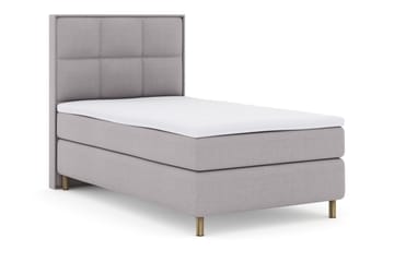 Select No 3 Komplett Sängpaket 120x200 Medium - Ljusgrå/Koppar - Products - Möbler - Säng - Enkelsäng