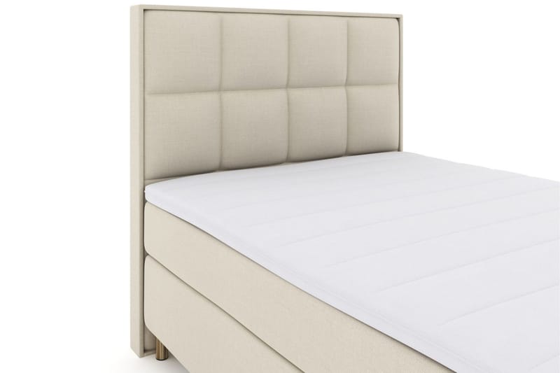 Select No 3 Komplett Sängpaket 160x200 Fast/Medium - Beige/Koppar - Products - Möbler - Säng - Kontinentalsäng