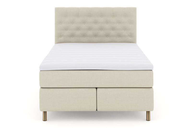 Select No 3 Komplett Sängpaket 160x200 Medium, Beige/Koppar