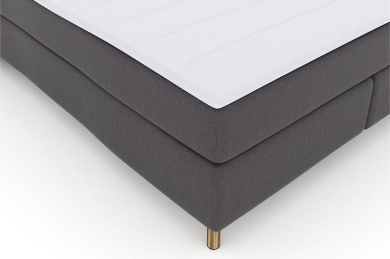 Select No 3 Komplett Sängpaket 160x200 Medium - Mörkgrå/Koppar - Products - Möbler - Säng - Kontinentalsäng