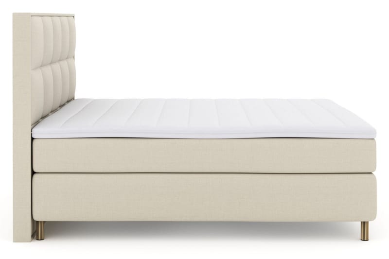 Select No 3 Komplett Sängpaket 180x200 Fast/Medium - Beige/Koppar - Products - Möbler - Säng - Kontinentalsäng