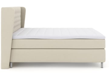 Select No 3 Komplett Sängpaket 210x210 Fast - Beige/Metall - Products - Möbler - Säng - Kontinentalsäng