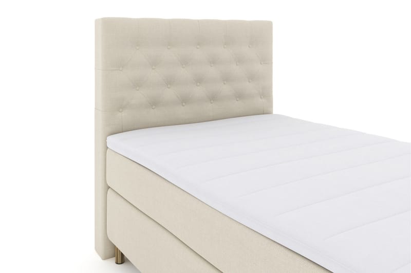 Select No 3 Kontinentalsäng 120x200 Fast - Beige/Koppar - Products - Möbler - Säng - Enkelsäng