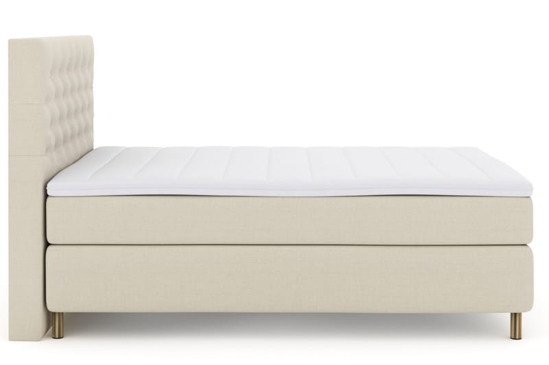 Select No 3 Kontinentalsäng 160x200 Fast - Beige/Koppar - Products - Möbler - Säng - Kontinentalsäng
