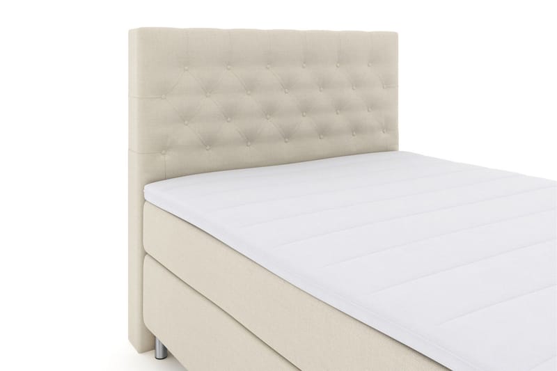 Select No 3 Kontinentalsäng 160x200 Medium - Beige/Metall - Products - Möbler - Säng - Kontinentalsäng