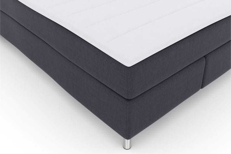 Select No 3 Kontinentalsäng 160x200 Medium - Blå/Metall - Products - Möbler - Säng - Kontinentalsäng