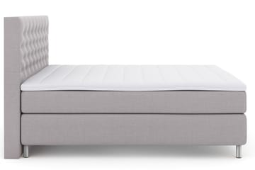 Select No 3 Kontinentalsäng 180x200 Fast/Medium - Ljusgrå/Metall - Products - Möbler - Säng - Kontinentalsäng