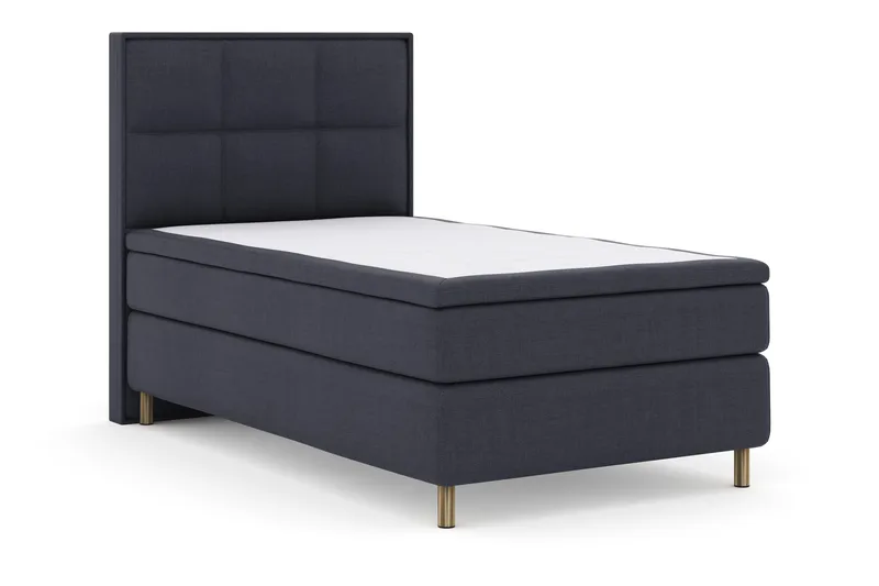 Select No 4 Komplett Sängpaket 120x200 Fast - Blå/Koppar - Products - Möbler - Säng - Enkelsäng