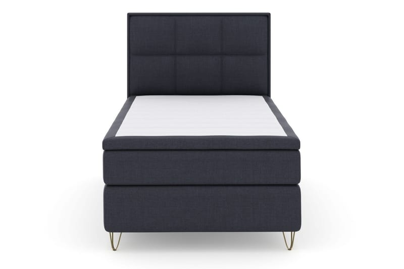 Select No 4 Komplett Sängpaket 120x200 Fast - Ljusgrå/Metall V-form - Products - Möbler - Säng - Enkelsäng