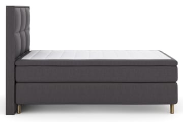 Select No 4 Komplett Sängpaket 120x200 Fast - Mörkgrå/Koppar - Products - Möbler - Säng - Enkelsäng