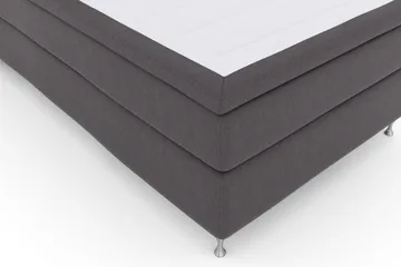 Select No 4 Komplett Sängpaket 120x200 Fast - Mörkgrå/Silver - Products - Möbler - Säng - Enkelsäng