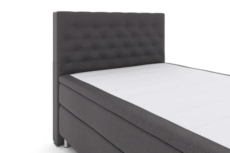 Select No 4 Komplett Sängpaket 140x200 Fast - Mörkgrå/Metall - Products - Möbler - Säng - Kontinentalsäng