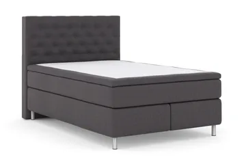 Select No 4 Komplett Sängpaket 140x200 Fast - Mörkgrå/Metall - Products - Möbler - Säng - Kontinentalsäng