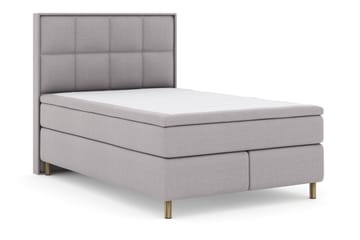 Select No 4 Komplett Sängpaket 140x200 Medium - Ljusgrå/Koppar - Products - Möbler - Säng - Kontinentalsäng