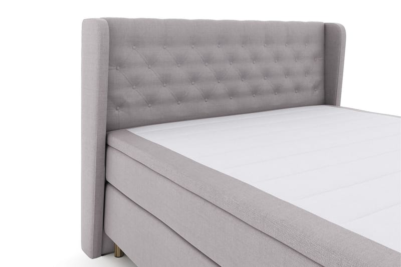 Select No 4 Komplett Sängpaket 160x200 Medium - Ljusgrå/Koppar - Products - Möbler - Säng - Kontinentalsäng