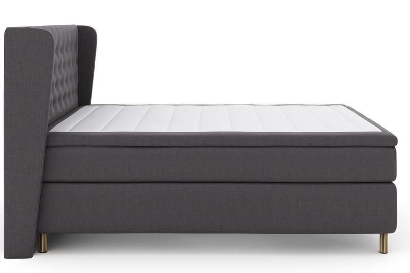 Select No 4 Komplett Sängpaket 160x200 Medium - Mörkgrå/Koppar - Products - Möbler - Säng - Kontinentalsäng