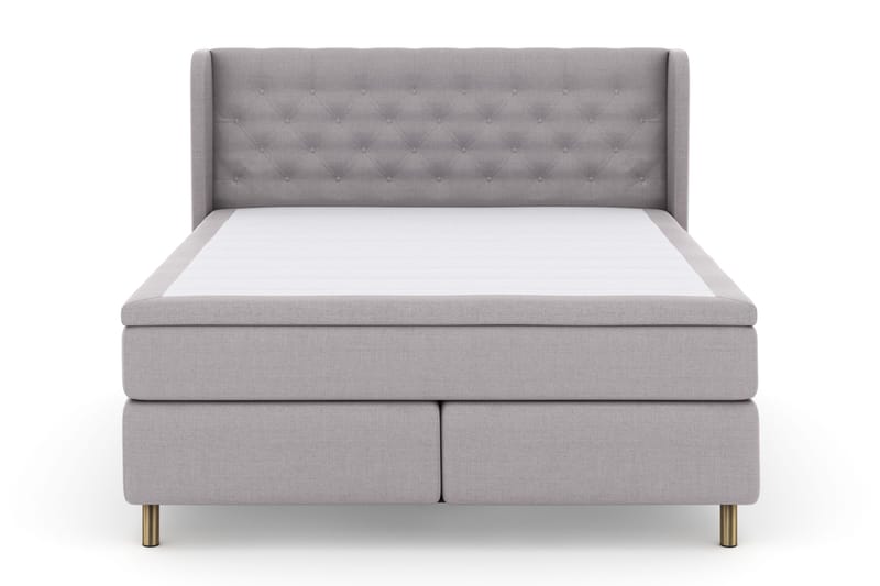 Select No 4 Komplett Sängpaket 180x200 Fast, Ljusgrå/Koppar