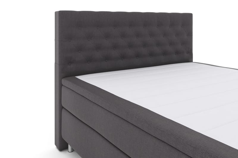 Select No 4 Komplett Sängpaket 180x200 Fast - Mörkgrå/Metall - Products - Möbler - Säng - Kontinentalsäng