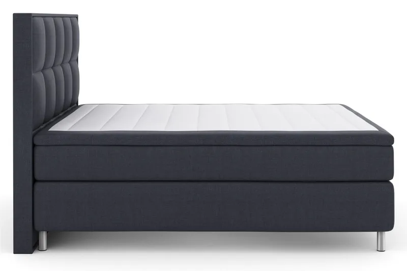Select No 4 Komplett Sängpaket 180x200 Fast/Medium - Blå/Metall - Products - Möbler - Säng - Kontinentalsäng