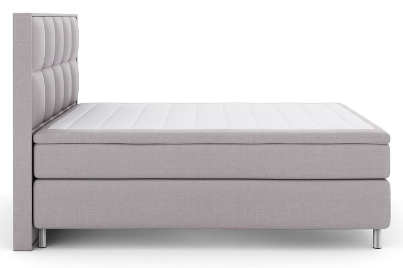 Select No 4 Komplett Sängpaket 180x200 Fast/Medium - Ljusgrå/Metall - Products - Möbler - Säng - Kontinentalsäng