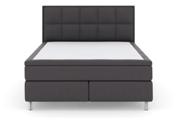 Select No 4 Komplett Sängpaket 180x200 Fast/Medium - Mörkgrå/Metall - Products - Möbler - Säng - Kontinentalsäng