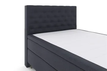 Select No 4 Kontinentalsäng 140x200 Fast/Medium - Blå/Metall V-Form - Products - Möbler - Säng - Kontinentalsäng