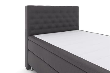 Select No 4 Kontinentalsäng 140x200 Fast/Medium - Mörkgrå/Metall - Products - Möbler - Säng - Kontinentalsäng