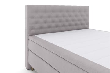 Select No 4 Kontinentalsäng 160x200 Fast/Medium - Ljusgrå/Koppar - Products - Möbler - Säng - Kontinentalsäng