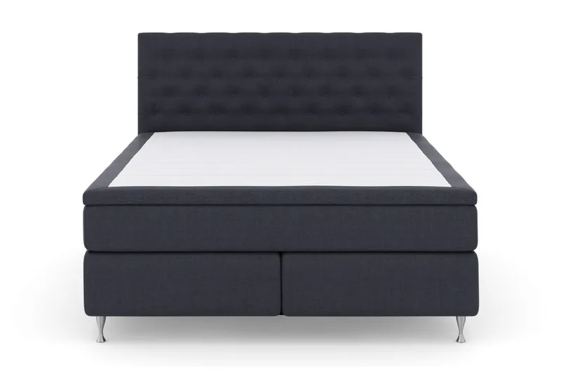 Select No 4 Kontinentalsäng 180x200 Fast, Blå/Silver